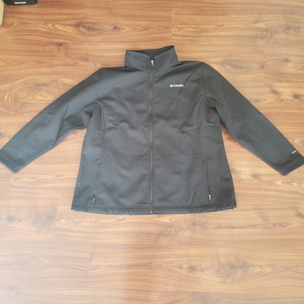 3X Columbia Black Women's Full Zip Jacket